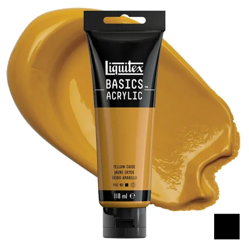 Farba akrylowa Liquitex Basics Acrylic 118 ml - 416 Yellow oxide