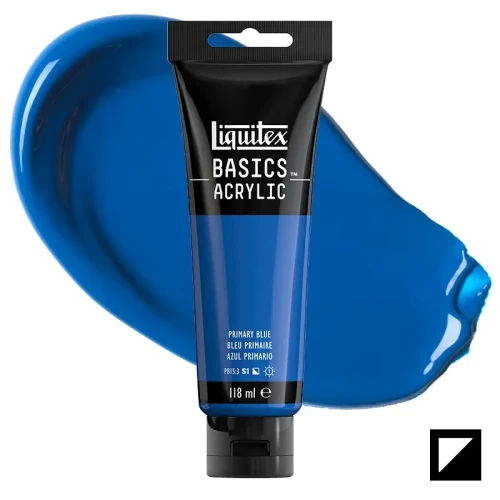 Farba akrylowa Liquitex Basics Acrylic 118 ml - 420 Primary blue