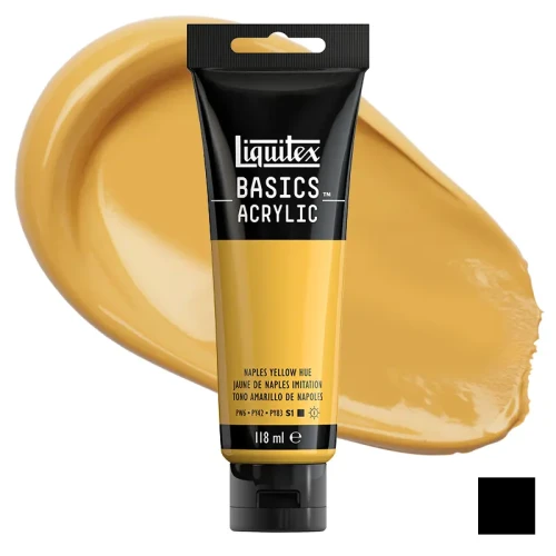 Farba akrylowa Liquitex Basics Acrylic 118 ml - 601 Naples yellow hue