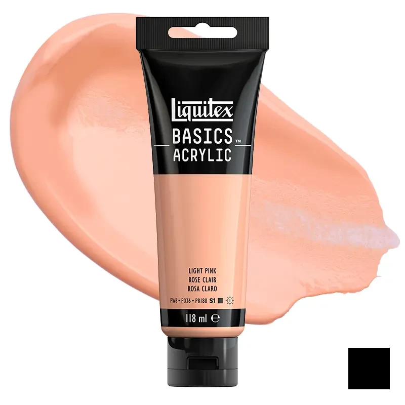 Farba akrylowa Liquitex Basics Acrylic 118 ml - 810 Light pink 01