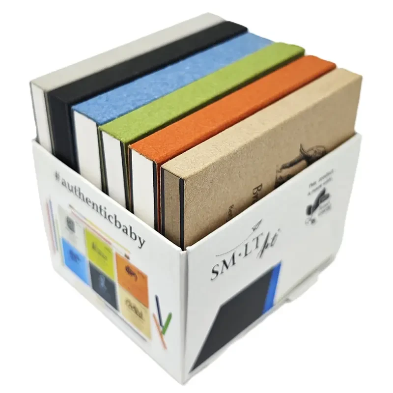 Szkicowniki SMLT Art Authentic Baby Box 9 x 9 cm zestaw 6 szt. mix 01