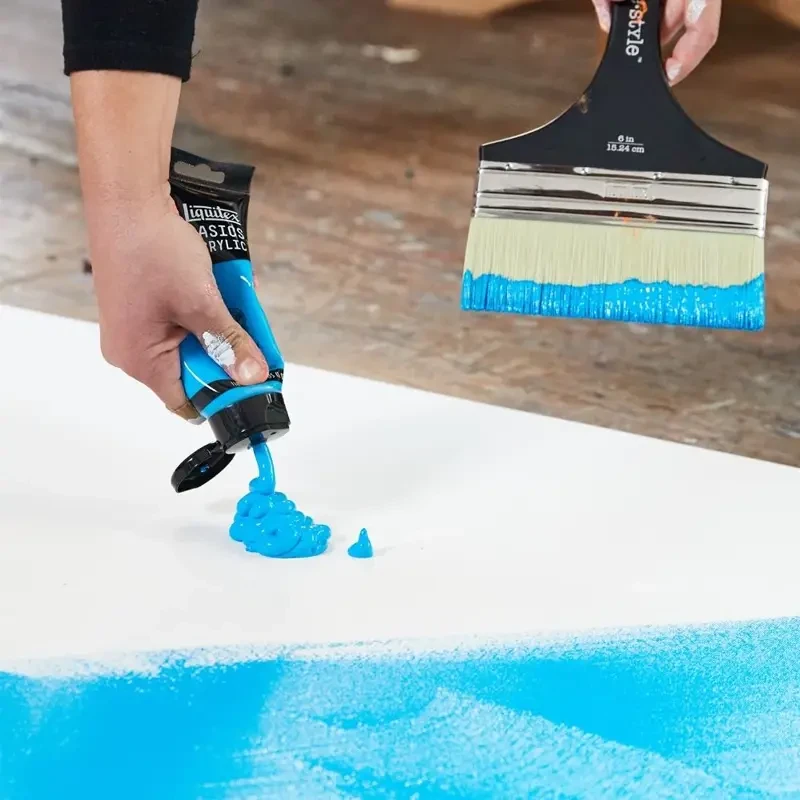 Farba akrylowa Liquitex Basics Acrylic 118 ml - 046 Turquoise blue 05