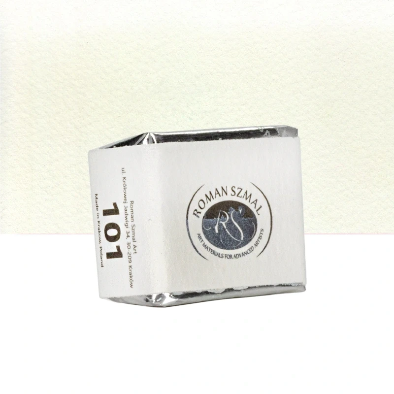 Farba akwarelowa Aquarius półkostka - 101 Chinese White 02