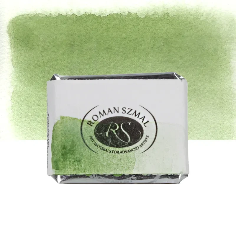 Farba akwarelowa Aquarius półkostka - 105 Green Earth 01