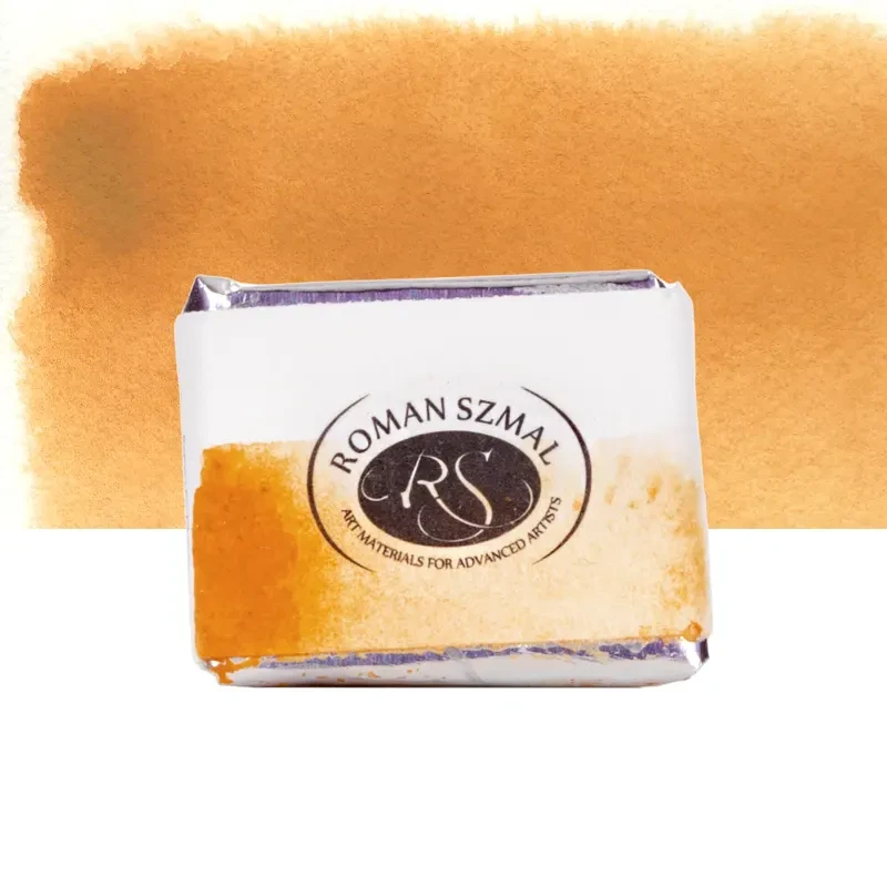 Farba akwarelowa Aquarius półkostka - 109 Gold Ochre 01