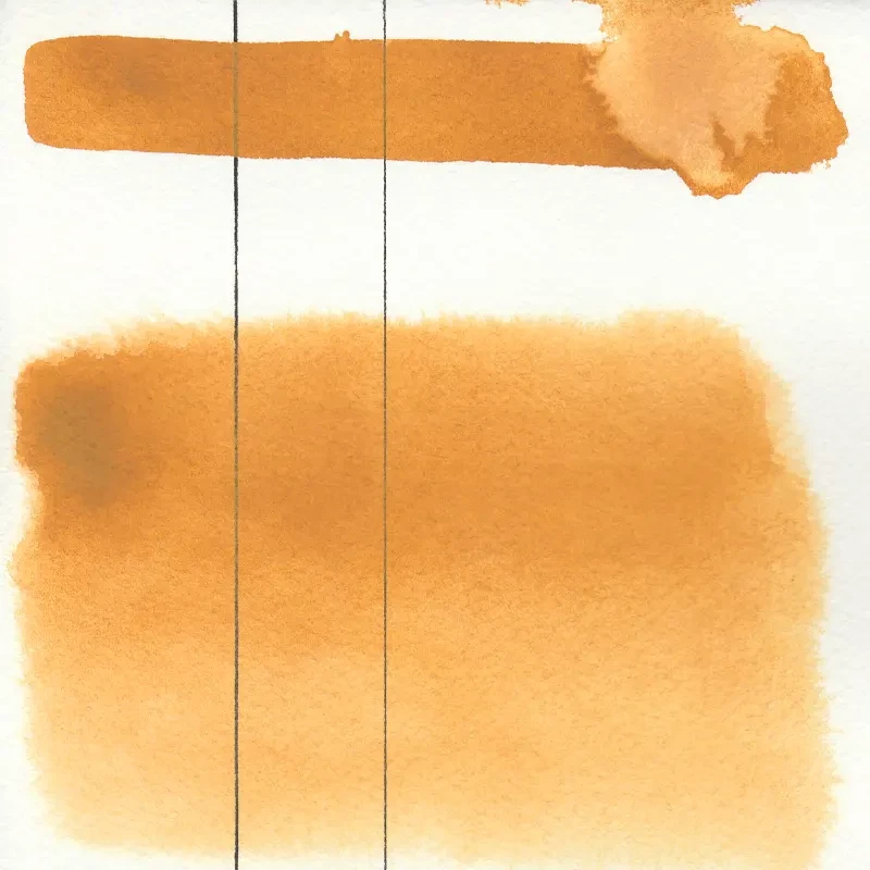 Farba akwarelowa Aquarius półkostka - 109 Gold Ochre 03
