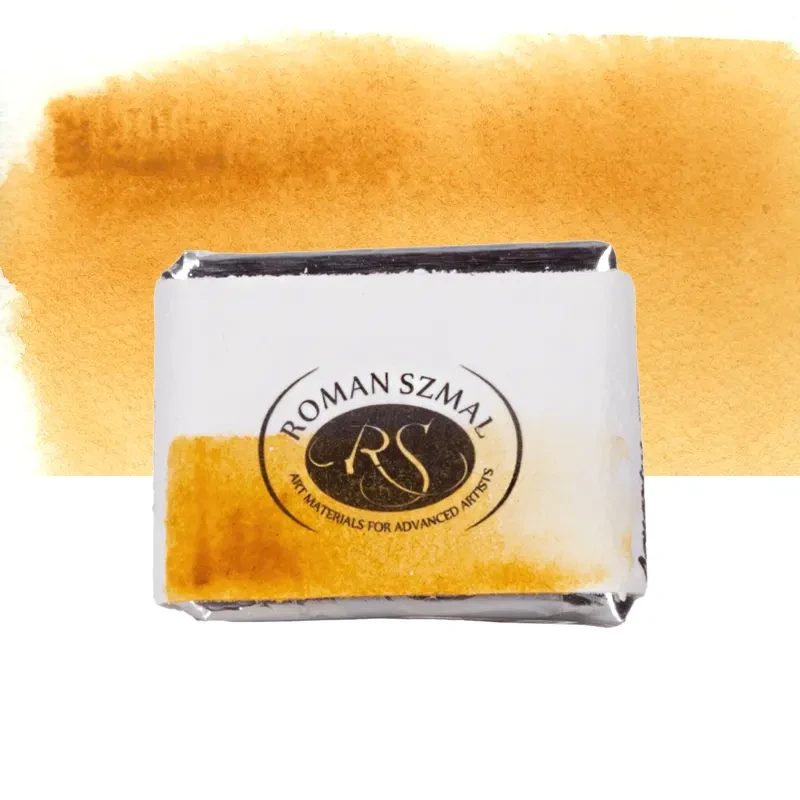 Farba akwarelowa Aquarius półkostka - 107 Venetian Yellow Earth 01