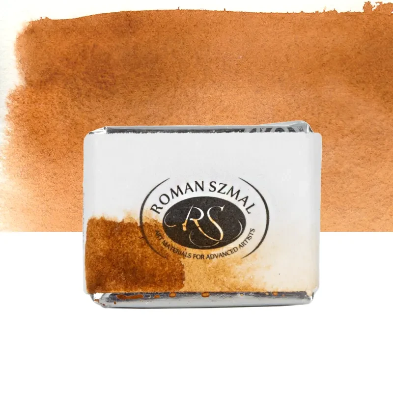 Farba akwarelowa Aquarius półkostka - 113 Ochre Havana 01