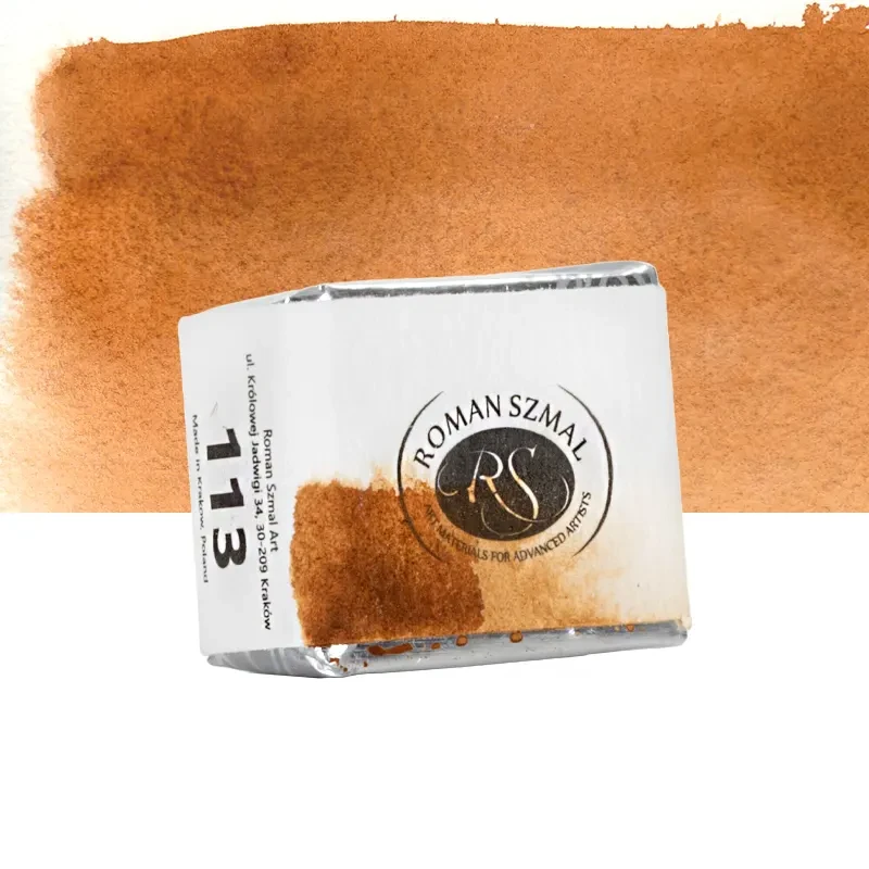 Farba akwarelowa Aquarius półkostka - 113 Ochre Havana 02