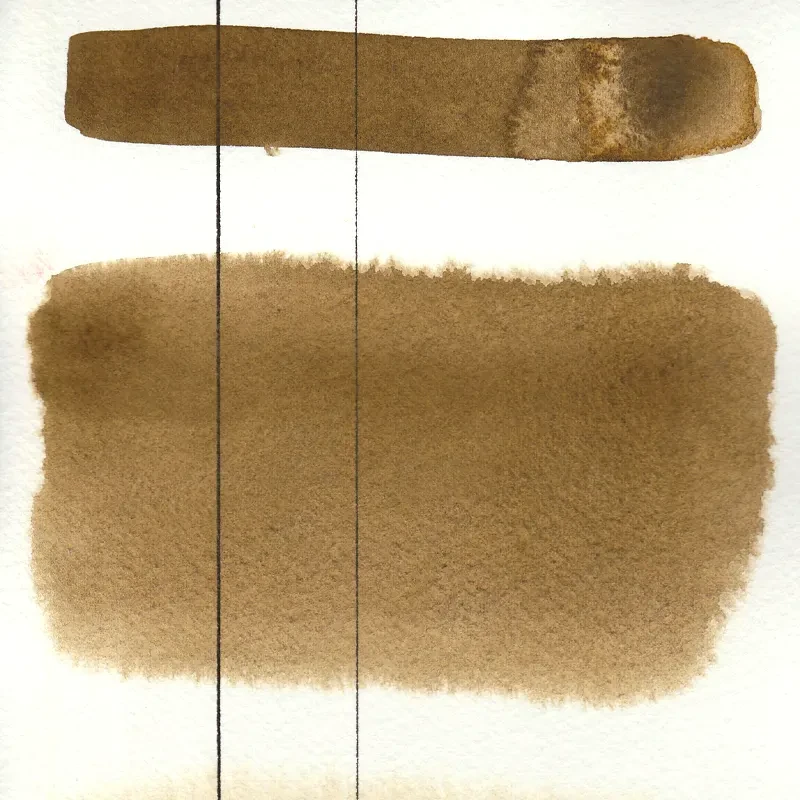 Farba akwarelowa Aquarius półkostka - 125 German Raw Umber Greenish 03