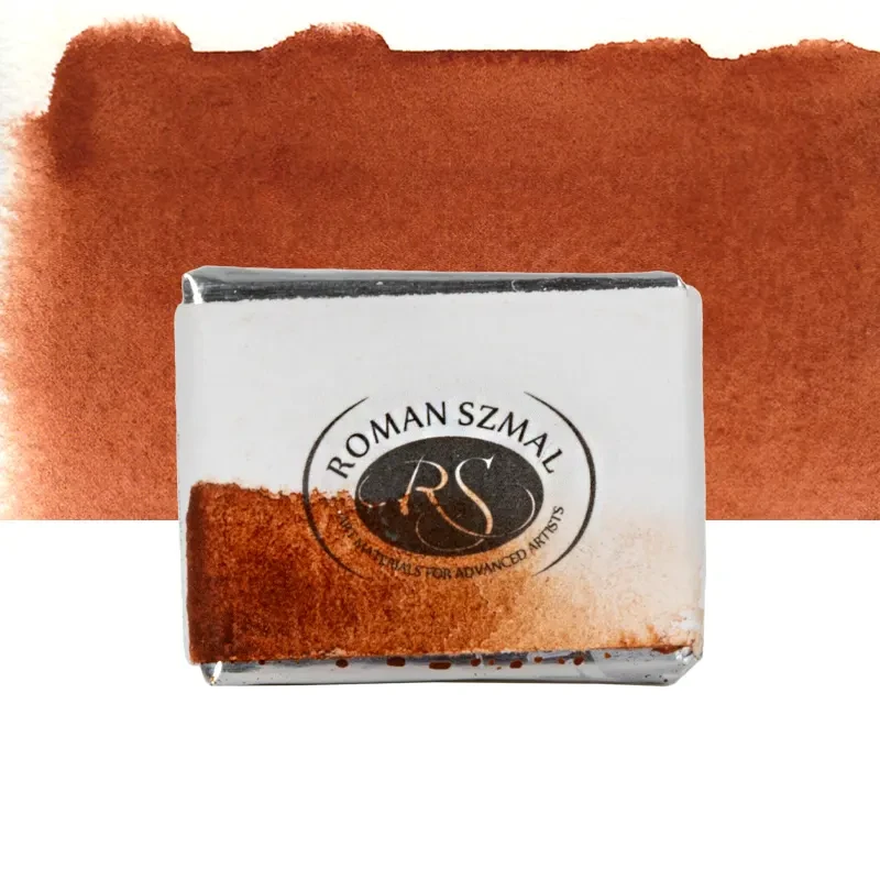 Farba akwarelowa Aquarius półkostka - 120 Italian Burnt Sienna 01
