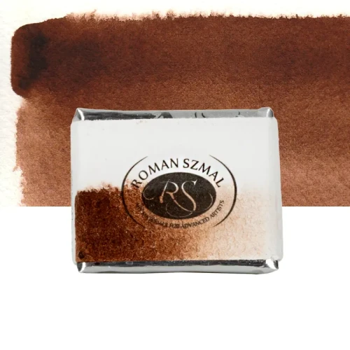 Farba akwarelowa Aquarius półkostka - 128 Cyprus Burnt Umber