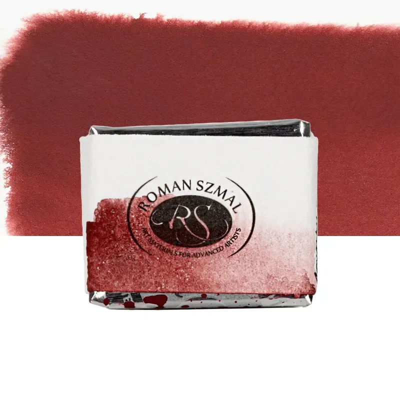 Farba akwarelowa Aquarius półkostka - 135 Indian Red 01