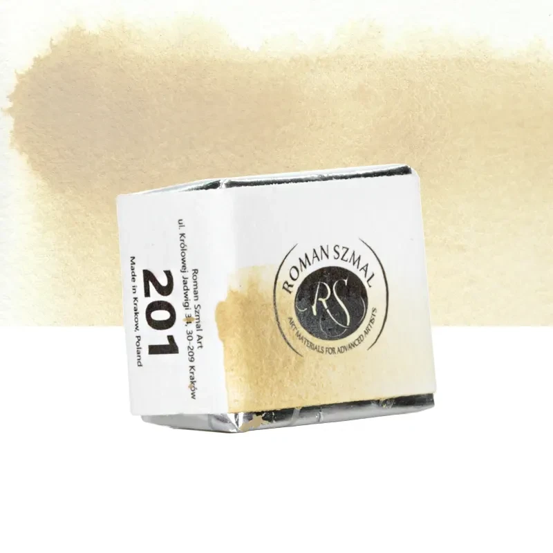 Farba akwarelowa Aquarius półkostka - 201 Buff Titanium 02