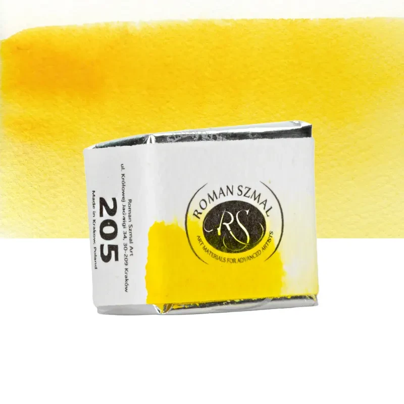 Farba akwarelowa Aquarius półkostka - 205 Benzymidazole Yellow 02