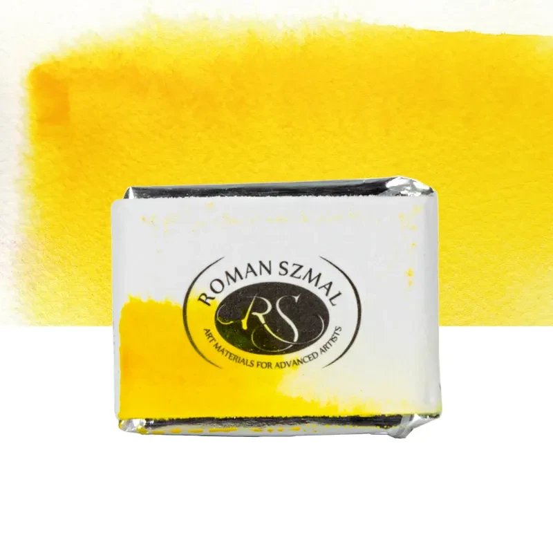 Farba akwarelowa Aquarius półkostka - 206 Hansa Yellow Medium 01
