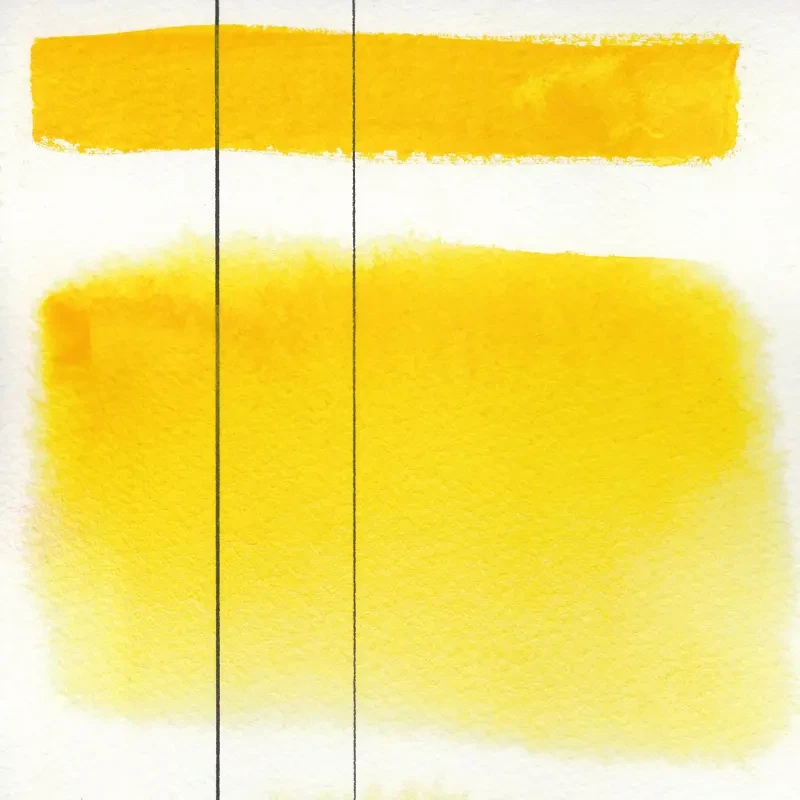 Farba akwarelowa Aquarius półkostka - 206 Hansa Yellow Medium 03