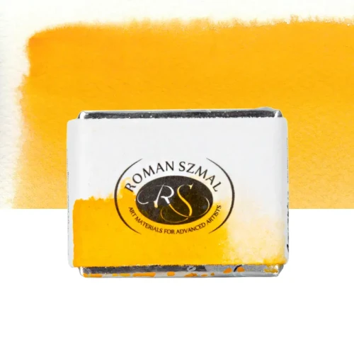 Farba akwarelowa Aquarius półkostka - 207 Hansa Yellow Deep