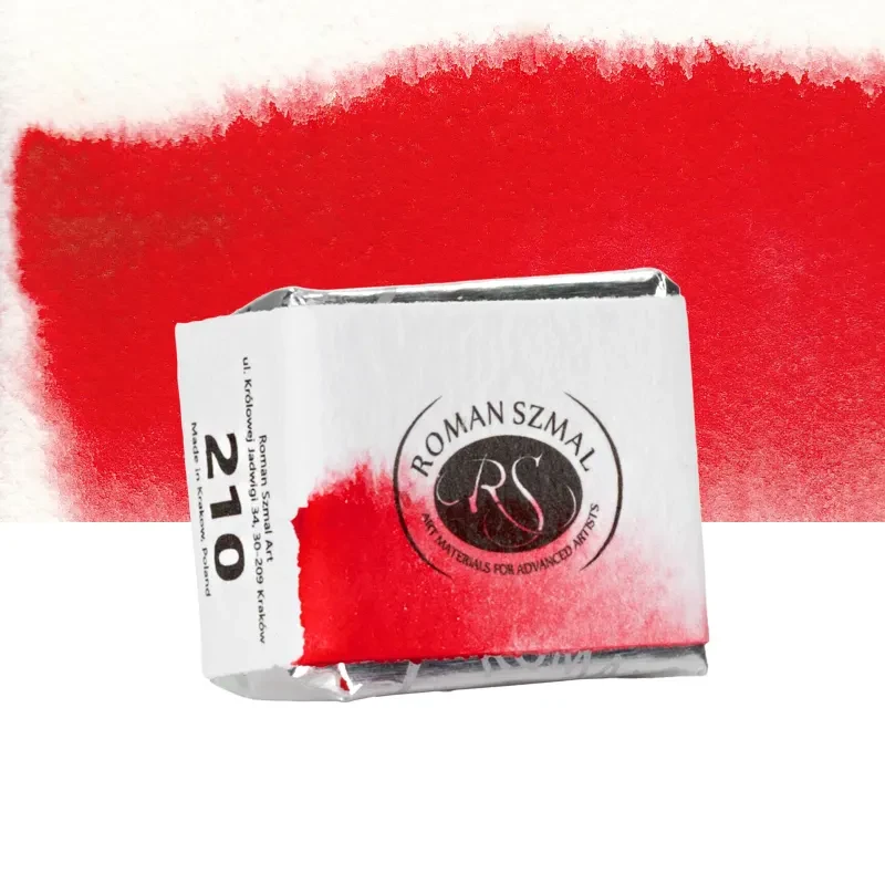 Farba akwarelowa Aquarius półkostka - 210 Pyrrole Red 02