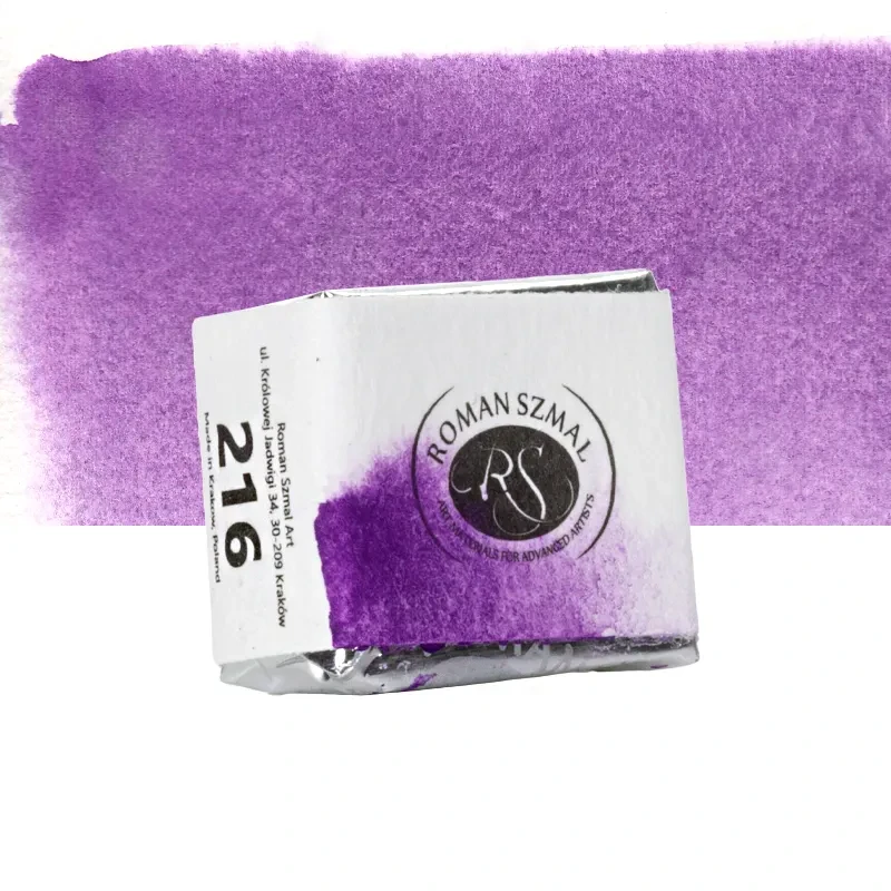 Farba akwarelowa Aquarius półkostka - 216 Manganese Violet 02
