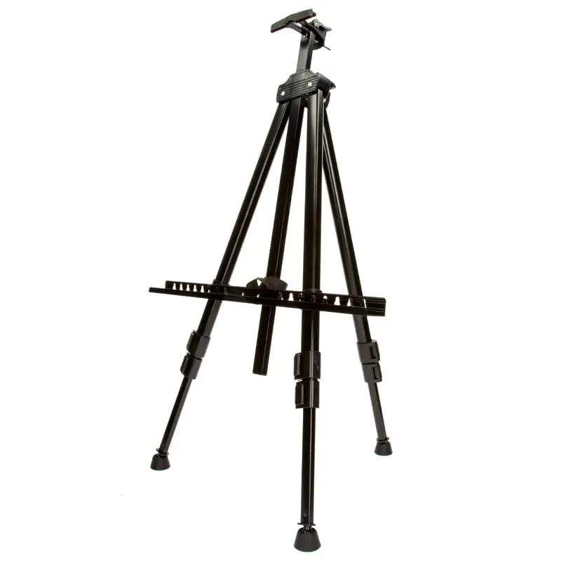 Sztaluga plenerowa aluminiowa M - czarna 07