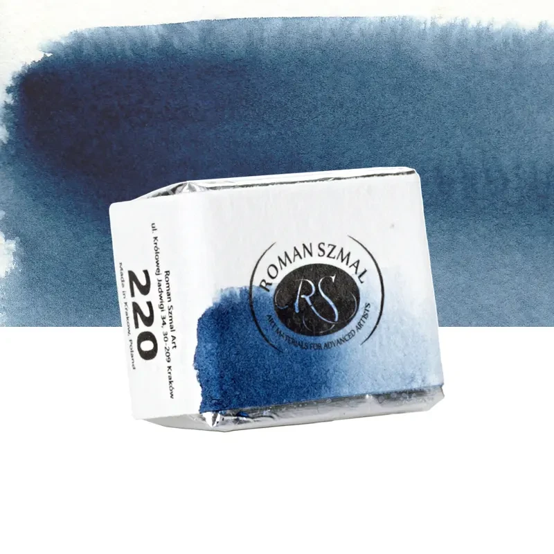 Farba akwarelowa Aquarius półkostka - 220 Indigo (Hue) 02