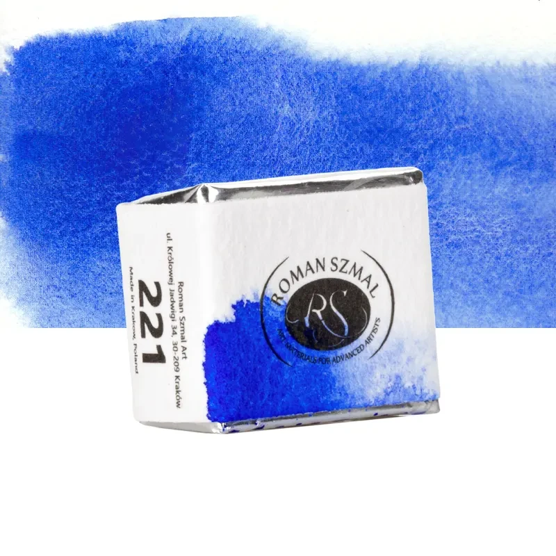 Farba akwarelowa Aquarius półkostka - 221 French Ultramarine 02