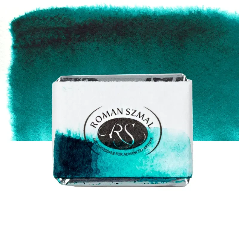 Farba akwarelowa Aquarius półkostka - 228 Transparent Turquoise 01