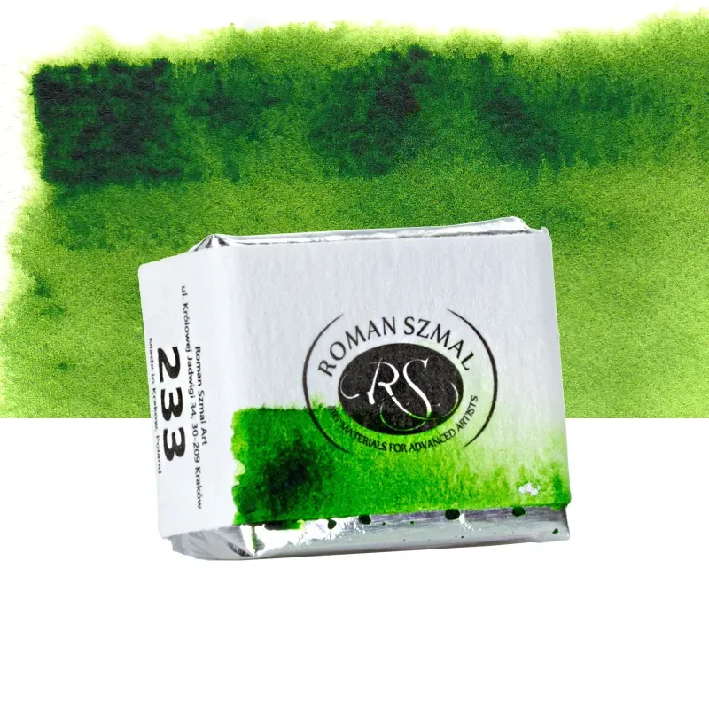 Farba akwarelowa Aquarius półkostka - 233 Sap Green 02