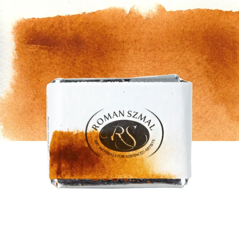 Farba akwarelowa Aquarius półkostka - 235 Natural Sienna Monte Amiata 01