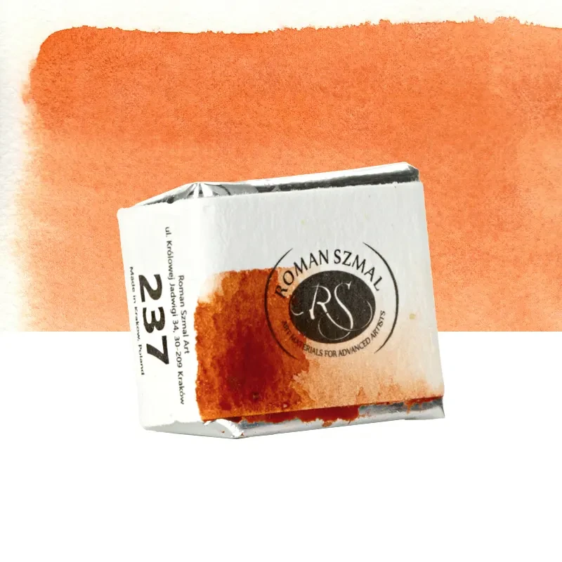 Farba akwarelowa Aquarius półkostka - 237 Mummy Transparent Red 02