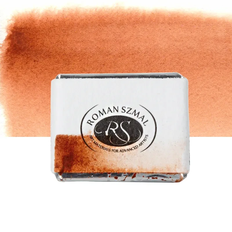 Farba akwarelowa Aquarius półkostka - 250 Burnt Sienna Monte Amiata.01