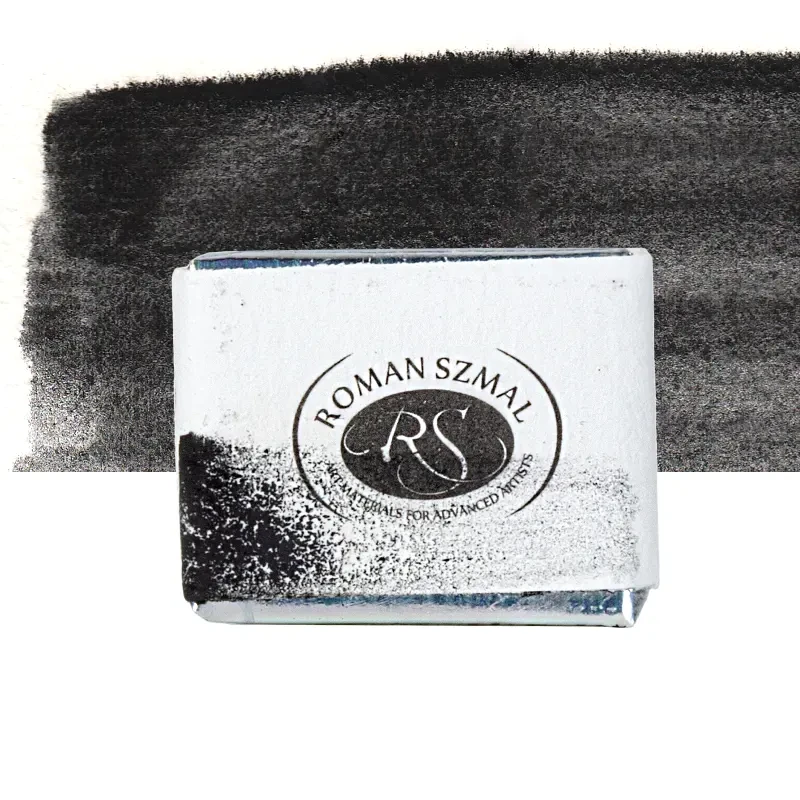 Farba akwarelowa Aquarius półkostka - 247 Aquarius Black.01