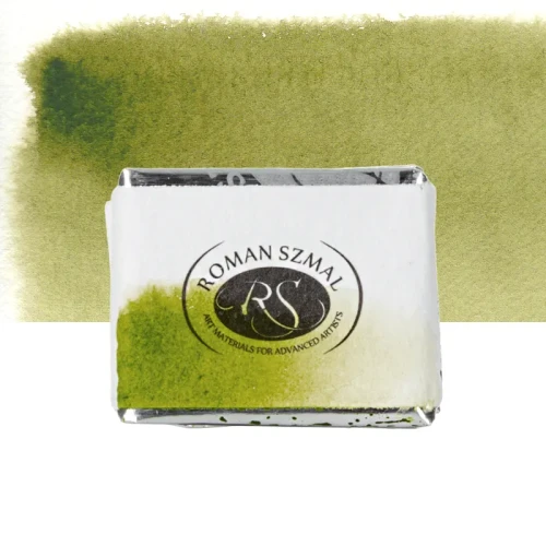 Farba akwarelowa Aquarius półkostka - 252 Sap Green Light