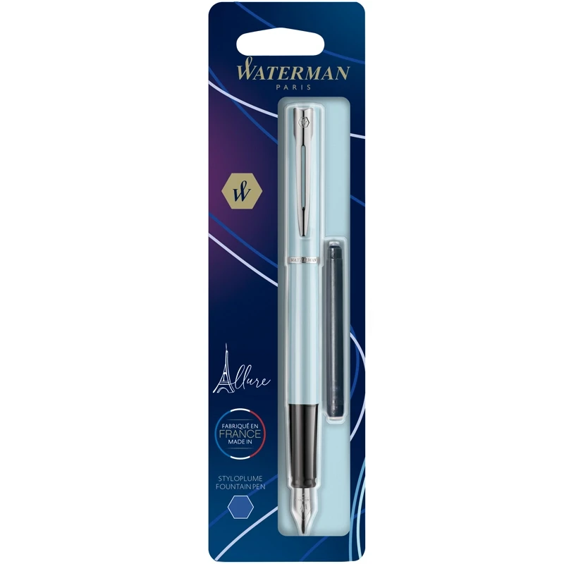 Pióro wieczne Waterman Allure Pastel Blue F 05