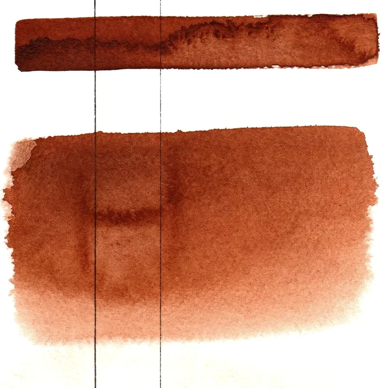 Farba akwarelowa Aquarius półkostka - 256 Blue Ridge Burnt Sienna.03