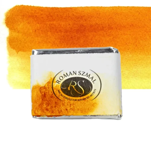 Farba akwarelowa Aquarius półkostka - 260 Quinacridone Gold Hue