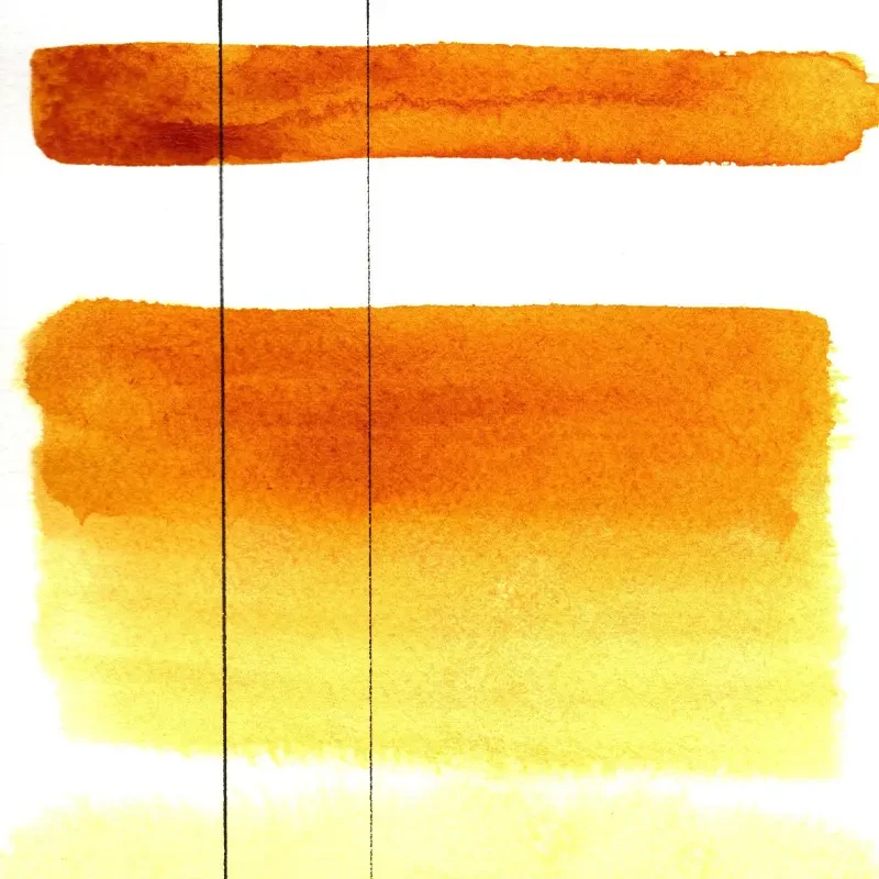 Farba akwarelowa Aquarius półkostka - 260 Quinacridone Gold Hue.03