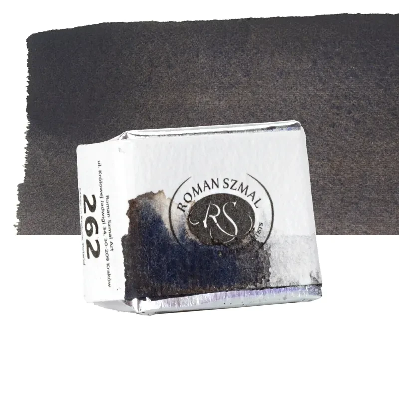 Farba akwarelowa Aquarius półkostka - 262 Urban Grey.02