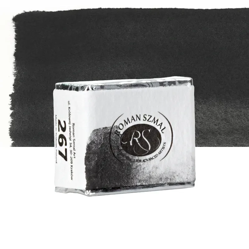 Farba akwarelowa Aquarius półkostka - 267 Graphite.02