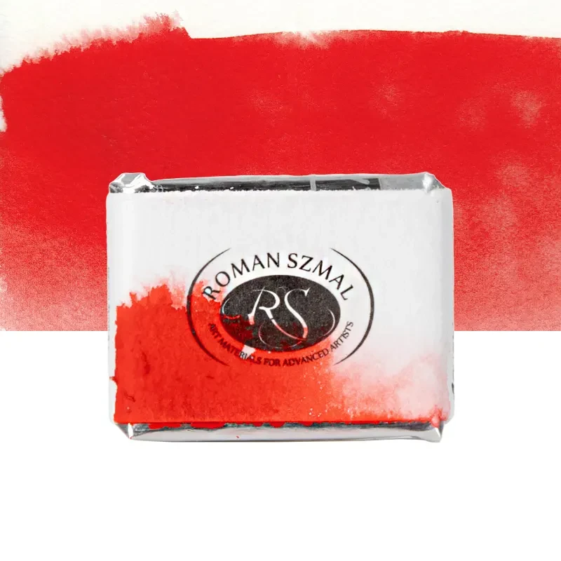 Farba akwarelowa Aquarius półkostka - 319 Pyrrole Scarlet.01