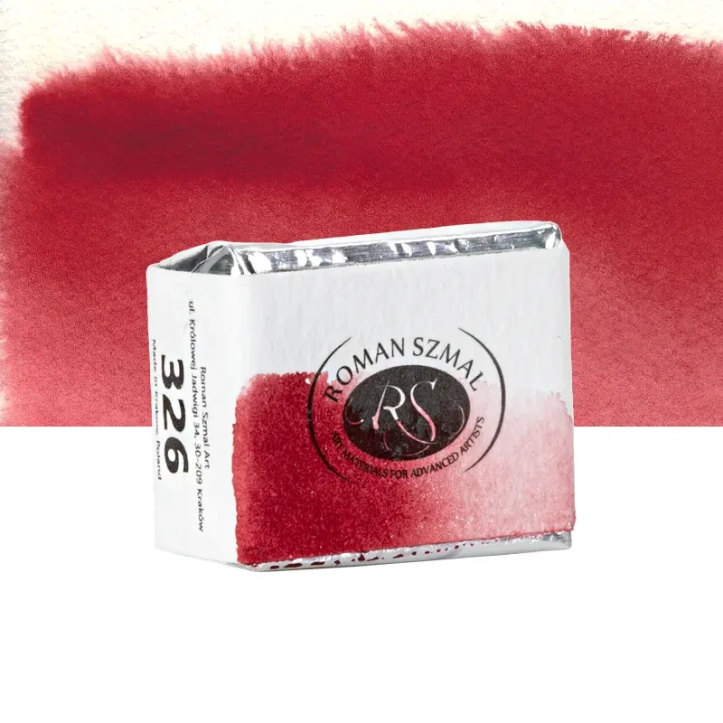 Farba akwarelowa Aquarius półkostka - 326 Perylene Maroon.02