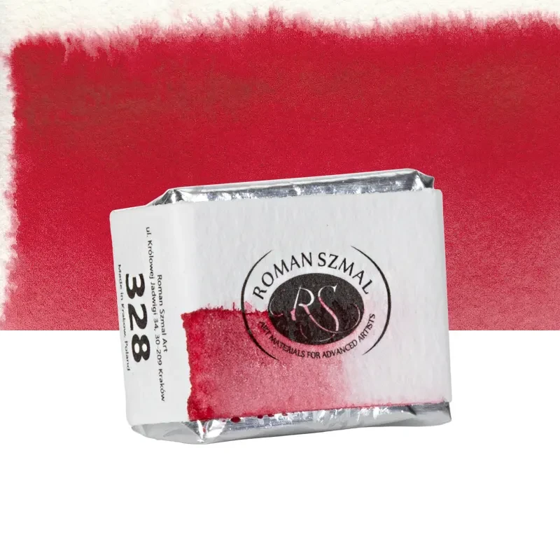 Farba akwarelowa Aquarius półkostka - 328 Pyrrole Rubine.02