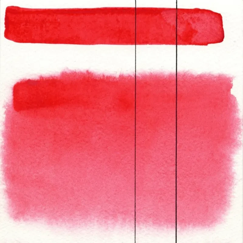 Farba akwarelowa Aquarius półkostka - 329 Cherry Quinacridone Red.03