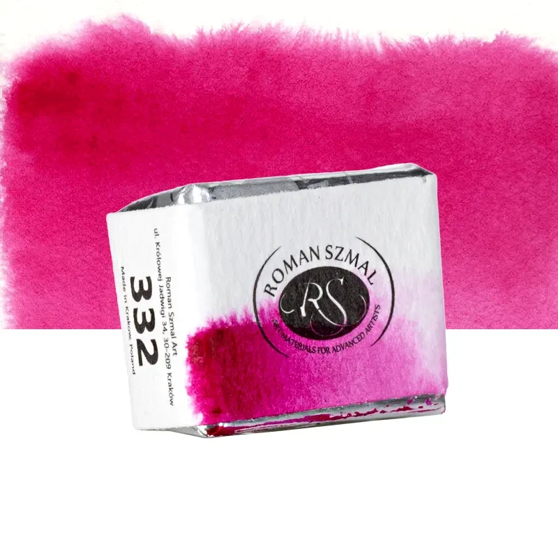Farba akwarelowa Aquarius półkostka - 332 Quinacridone Magenta.02