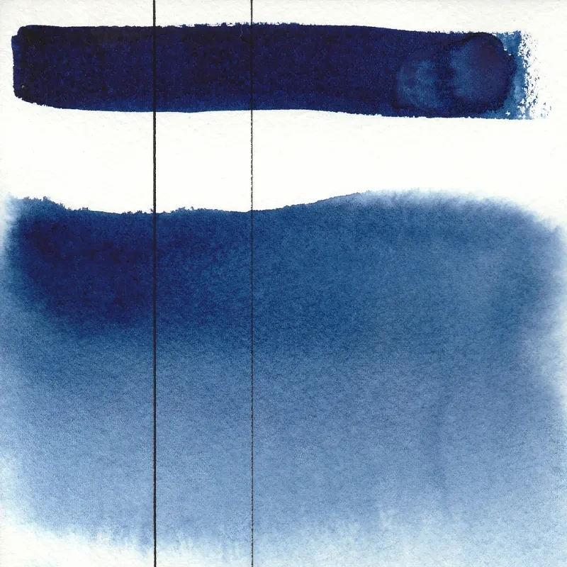 Farba akwarelowa Aquarius półkostka - 337 Indanthrone Blue.03