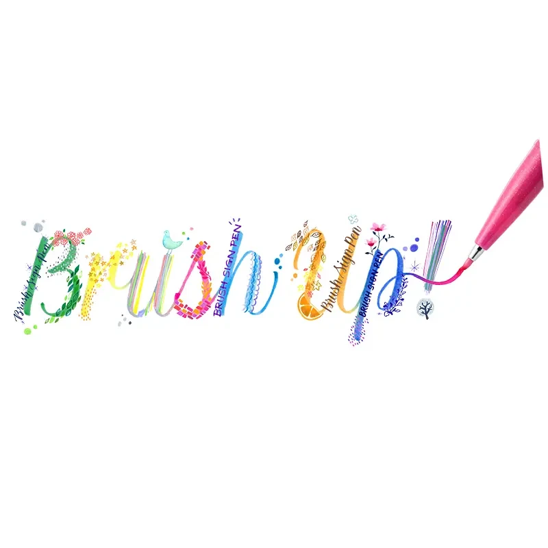 Brush Pen Pentel Sign Pen SES15C - Light grey 04