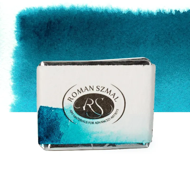 Farba akwarelowa Aquarius półkostka - 338 Phthalo Turquoise.01