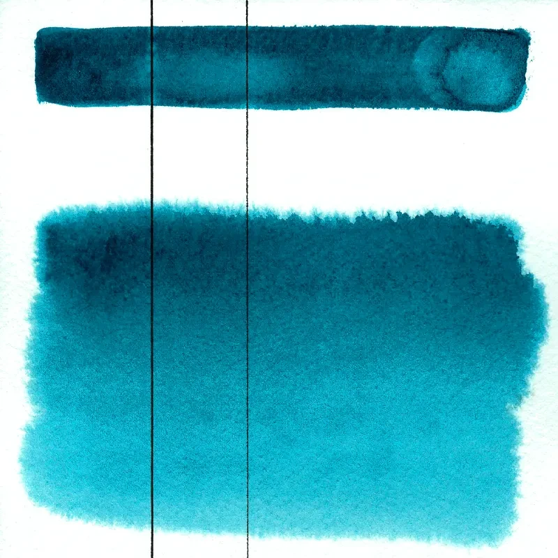 Farba akwarelowa Aquarius półkostka - 338 Phthalo Turquoise.03