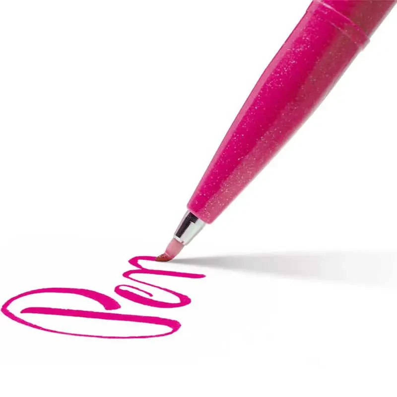 Brush Pen Pentel Sign Pen SES15C - Burgundy 02